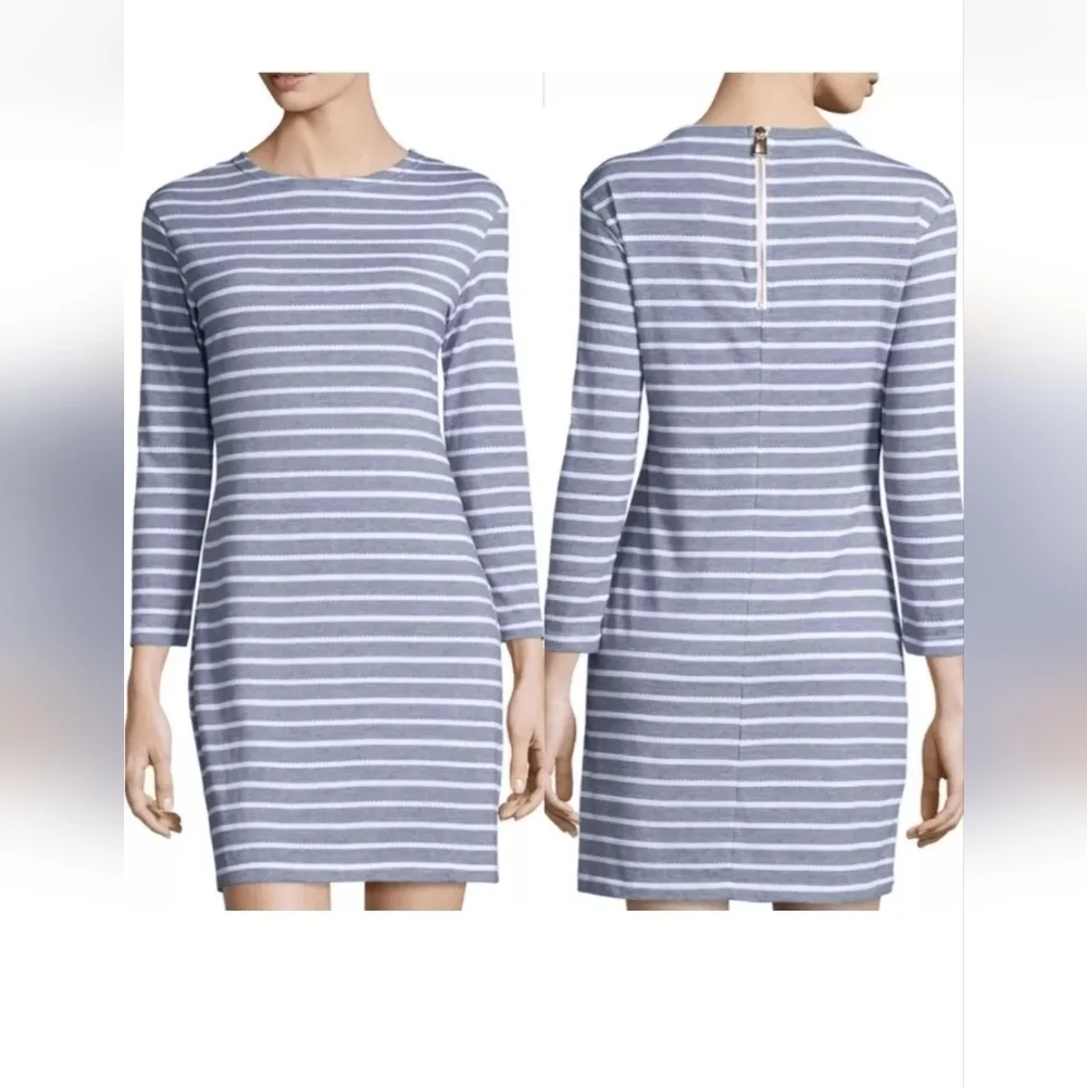 Sail To Sable Striped Tunic Dress Size XSMALL Navy White MSRP $198